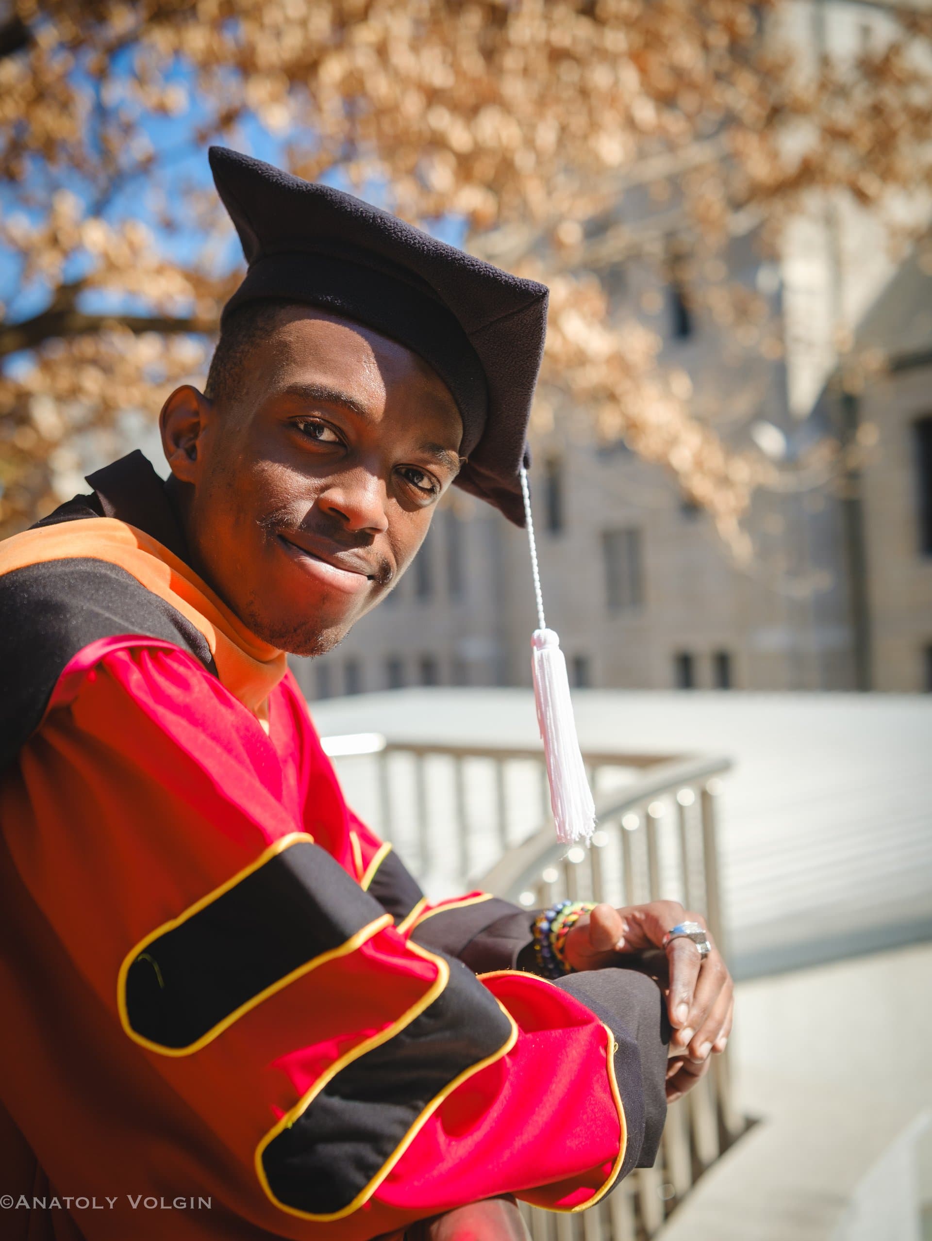Graduation portrait